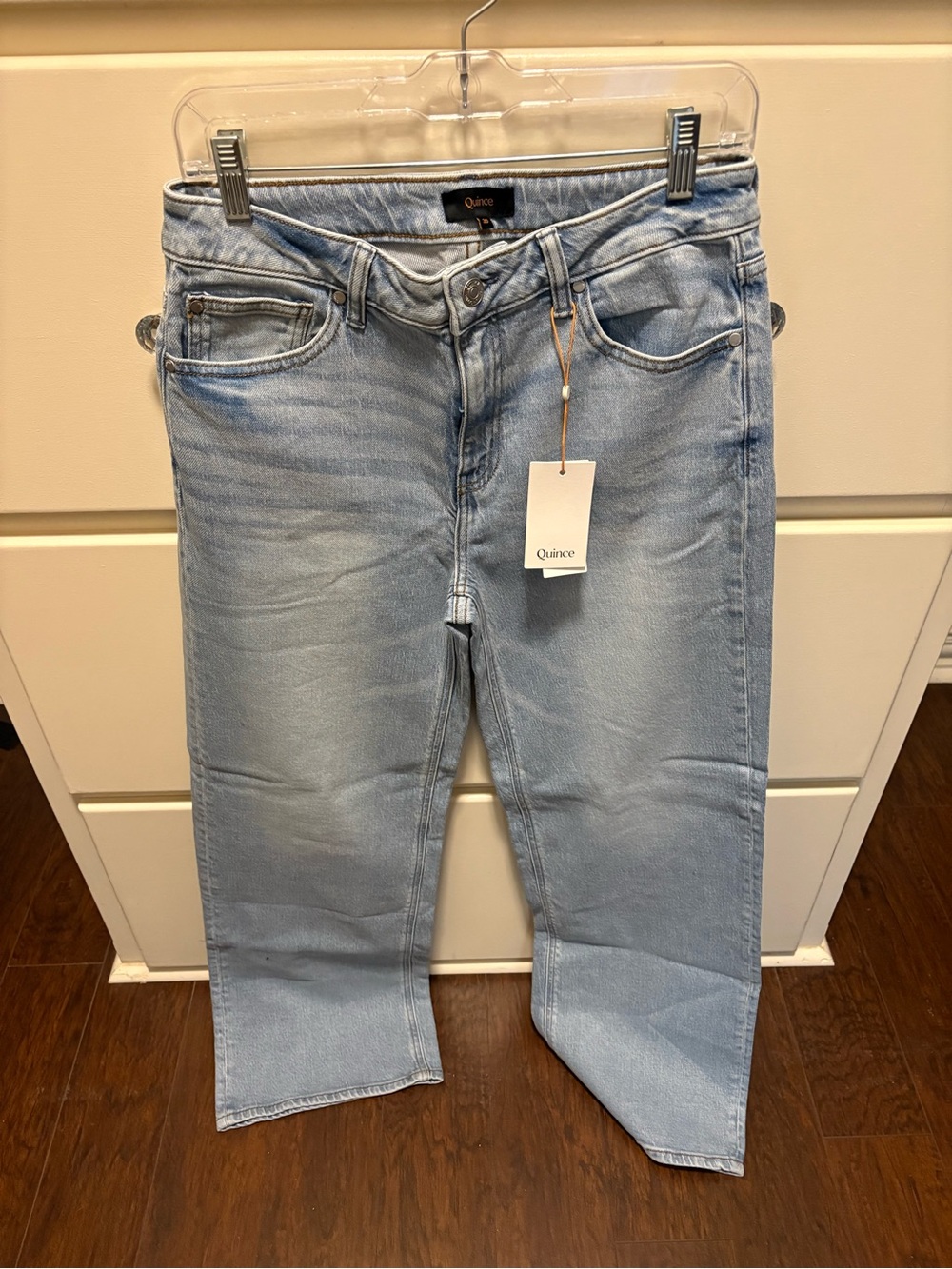 Quince Women's Light Blue Flare Jeans